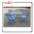 Texliles dining table and chair set